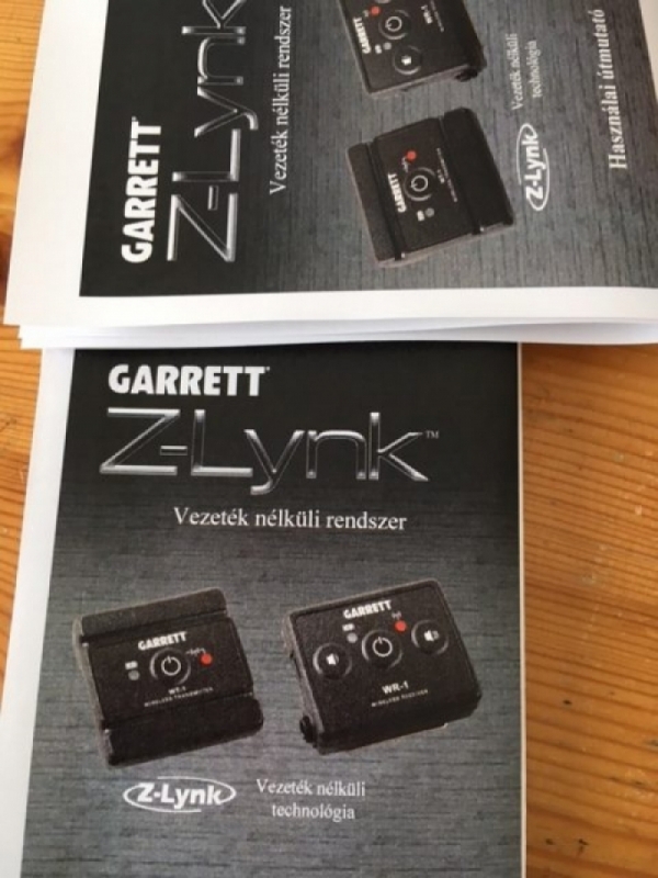 Garrett Z-Lynk™ wireless system fémkereső műszerhez